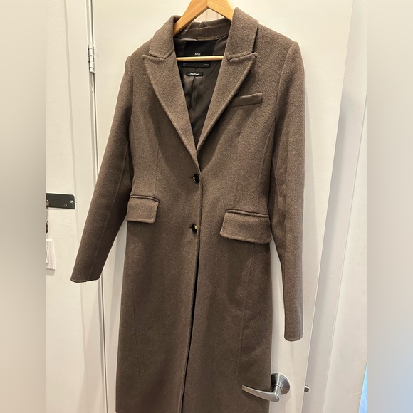 Mango brown size:M wool coat - Picture 2 of 3